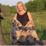 Châle leger / grand foulard - 100% alpaga naturel - feutré - réversible