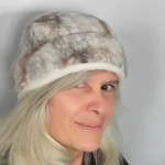 Felted hat : 100% natural felted alpaca : womens tuque / mens tuque