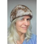 Tuque alpaga / chapeau feutré à rebord : 100% alpaga naturel : tuque pour femme ou homme