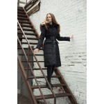 Manteau ROYAL: Manteau d'hiver long isolé en alpaga : manteau pour femmes